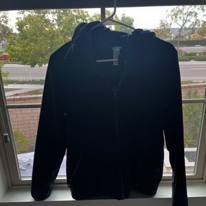 Ivivva by Lululemon Rain Shine Jacket Windbreaker Black Girls 14